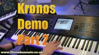 Korg Kronos Workstation Keyboard Demo Part 2 [upl. by Henriette373]