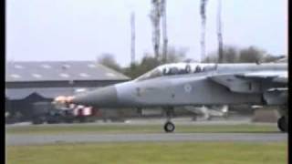 PANAVIA TORNADO  REVERSE THRUST ON LANDING [upl. by Leinaj]