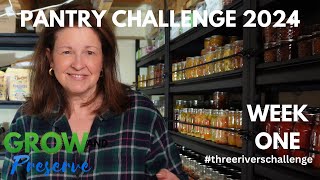 Pantry Challenge 2024  Week One  threeriverschallenge [upl. by Aldis]