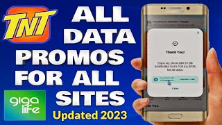 All Data For All Sites and Apps  How To Subscribe TNT All Data 99 and 299 Promos 2023 [upl. by Karrah]