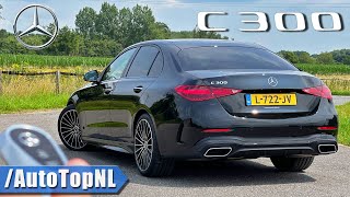 2022 MercedesBenz C Class C300  REVIEW on AUTOBAHN NO SPEED LIMIT by AutoTopNL [upl. by Concha778]