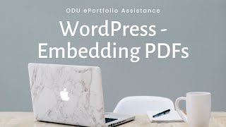 Embedding PDFs on WordPress [upl. by Nasho]