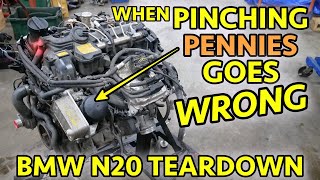 THE FAILURE THAT COST BMW 27 MILLION 2014 328i N20 20L Engine Is DEAD And Heres Why [upl. by Yeznil848]