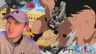 Luffy vs Hajrudin  Monblanc Noland In Dressrosa  One Piece Reaction Episode 643644 [upl. by Keslie]