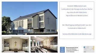 NAK Apostel Senioren Gottesdienst heute live aus der Gemeinde Hildesheim [upl. by Elcin624]