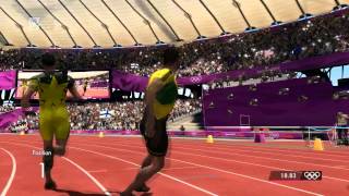 London 2012  200m World Record 1883s  PC Game  HD [upl. by Prudie]