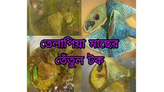 তেলাপিয়া মাছের টক Tilapia macher tok recipe [upl. by Anal]