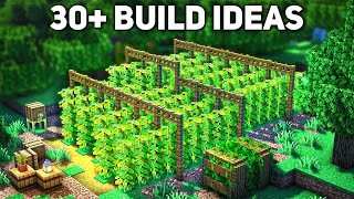 30 Build Projects for Survival Minecraft 119 7 [upl. by Anatnom]