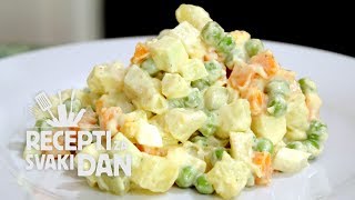 Francuska salata  video recept [upl. by Soisanahta]