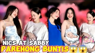 NICS ORENSE 💖 amp SABBY 🩵 MALAPIT LUMABAS ANG BABY😱😱  NICS BABY GIRL NGA BA💖💖 SOPHIA BUNTIS 😱😱 [upl. by Merce]