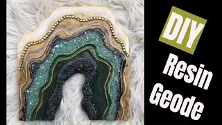 24 DIY Resin Geode using Different Products [upl. by Doralynn]