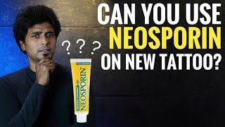 Can you use NEOSPORIN on new tattoo Tattoo Protector after care  Ep  168  FtSuresh Machu [upl. by Budge]