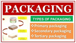 PHARMACEUTICAL PACKAGING  TYPES OF PACKING  FUNCTIONS  PACKAGING TEST  MATERIAL FOR PACKING [upl. by Mairb]