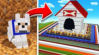 I Built Minecraft’s SAFEST Dog House [upl. by Aeuhsoj]