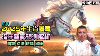 2025蛇年歲次乙巳生肖屬馬流年運勢運程預測解析 [upl. by Enuj]