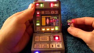 Star Trek Official Roddenberry Mark X Medical Tricorder modifed prop [upl. by Yaja]