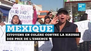 Mexique  pillages et manifestations face à la hausse du prix de lessence [upl. by Cresida]