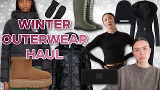 WINTER OUTERWEAR HAUL ft MACKAGE CANADA GOOSE THE NORTH FACE ARITZIA CELINE [upl. by Zysk]