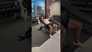 Incline Dumbbell Chest Press  Demo [upl. by Idnac693]