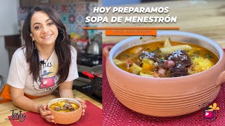 SOPA DE MENESTRÓN  un verdadero sopón [upl. by Alfredo]