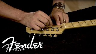 How To  Truss Rod Adjustment  Fender [upl. by Nichy]