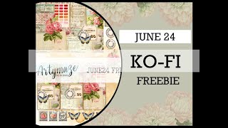 JUNE 24 KOFI Collage Freebie [upl. by Ronica912]