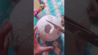 Try this new leaf 🌿 moon lamp diy art craft Crafteridea [upl. by Toogood4]