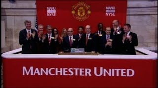 Manchester United entre en Bourse à New York [upl. by Yuzik]