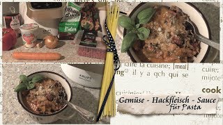 Gemüse  Hackfleisch  Sauce für Pasta  KRUPS Prep and Cook [upl. by Enicar146]