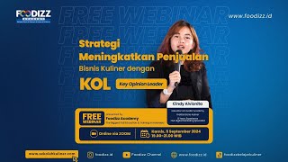 Free Webinar  Strategi Meningkatkan Penjualan Bisnis Kuliner dengan KOL [upl. by Nawak383]