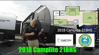 2018 Camplite 21BHS Livin Lite RV All Aluminum Travel Trailers [upl. by Wendell970]