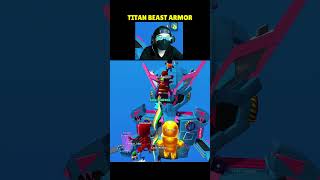 Epic Mrbeast Map Moment Titan QIe Beast Armor 😈 Impossible 🍷🗿 [upl. by Adelaja340]