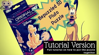 Bepuzzled 3D Crystal Puzzle Pluto Tutorial Version [upl. by Asilad]