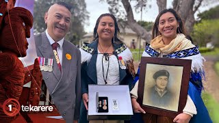 78 sets of medals returned to descendants of 28th Māori Battalion [upl. by Eiaj]