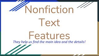 NonfictionText Features [upl. by Pennebaker]