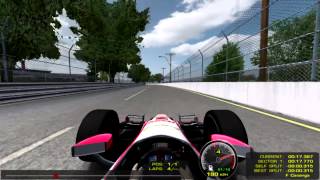 rFactor IndyCar 2012  Circuit TroisRivières onboard lap [upl. by Einhapets]