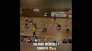 🔥 Salvada increíble y canastón de Gran Canaria  2024 Bsr Paralympics Skills basketball sport [upl. by Dickens]