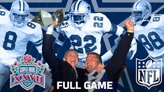 Super Bowl XXVII quotThe Start of a Dynastyquot  Dallas Cowboys vs Buffalo Bills  NFL Full Game [upl. by Trinity92]