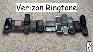 Playing the Verizon Default Tone on all my Verizon phones [upl. by Harned20]