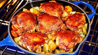 Its so delicious that I cook it almost every day❗ Incredible chicken and potato recipe [upl. by Asseniv]