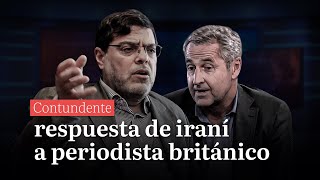 Contundente respuesta de profesor iraní a periodista británico [upl. by Bat385]