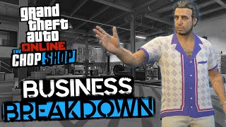 Scrapyard Business Breakdown  GTA Online Chop Shop [upl. by Wynn969]