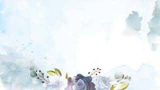 Wedding HD Stock VideoFree HD Videos  No Copyright  Channel Video Editor 4K Watercolor and Floral [upl. by Doownel]