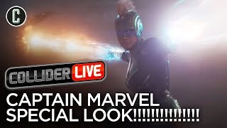 Captain Marvel Special Look Reaction  Collider Live 55 [upl. by Bancroft329]