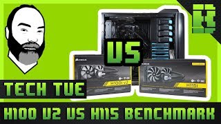 Corsair H100i v2 Vs H115i Setup Installation amp Benchmark [upl. by Kalvin]