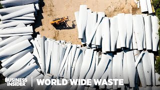 How Bad Is The Wind Turbine Trash Problem And Can We Solve It  World Wide Waste [upl. by Ahsienaj319]