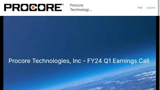 Procore 2024Q1 Earnings Call [upl. by Rihsab316]