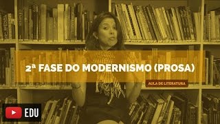 Literatura Brasileira 2ª Fase do modernismo prosa Aula 18 [upl. by Warfourd]