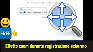 Video editing effetto zoom durante la registrazione dello schermo [upl. by Nodnab]