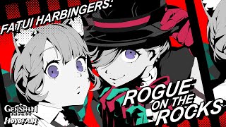 P5 x Genshin Fatui Harbingers  Rogue on the Rocks Genshin Anime Short from Hoyofair 2023 [upl. by Yrbua]